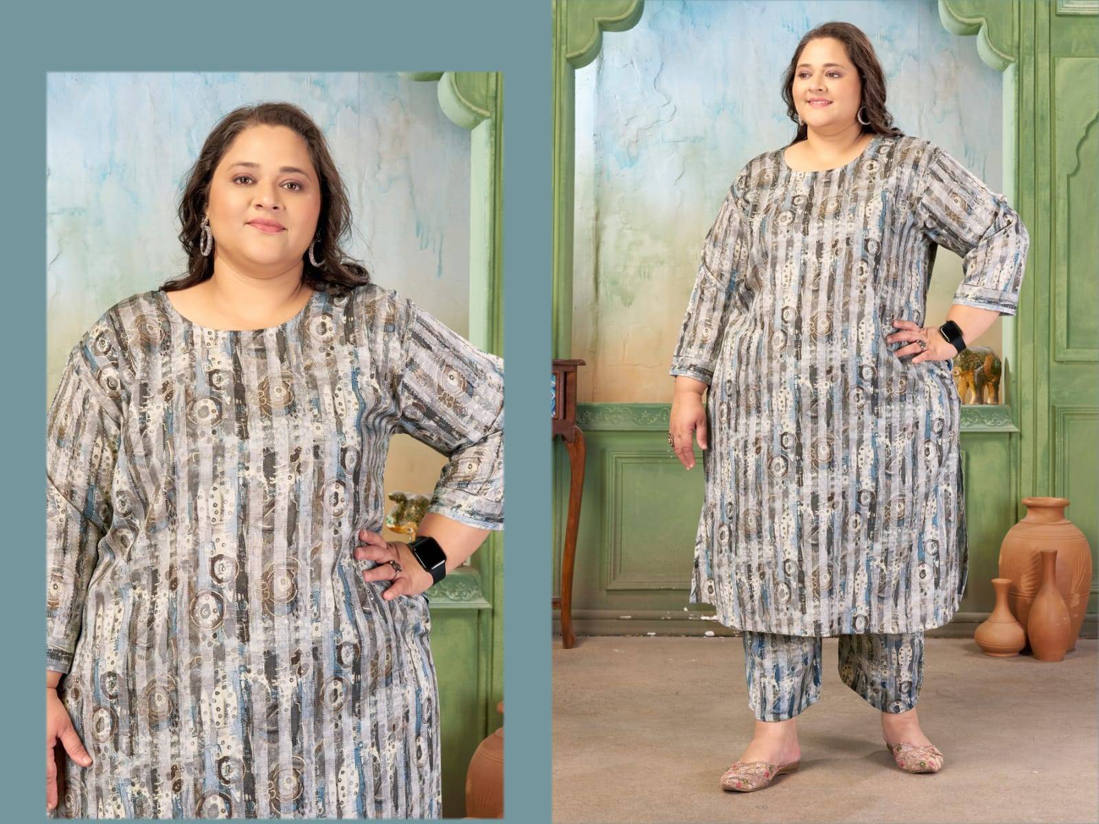 Prisha Vol-1 BY Moksh International  8717 to 8720 series Stylish Fancy stitched  plus size dresses At Wholesale Price